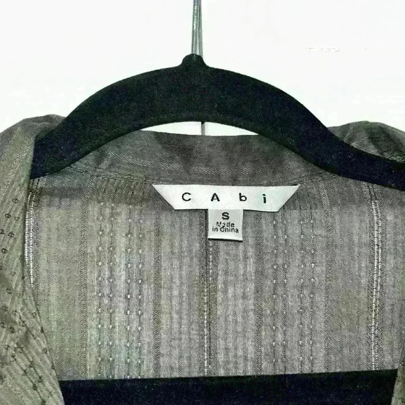 Cabi Green NWOT, Size Small, Linen top - Picture 3 of 5